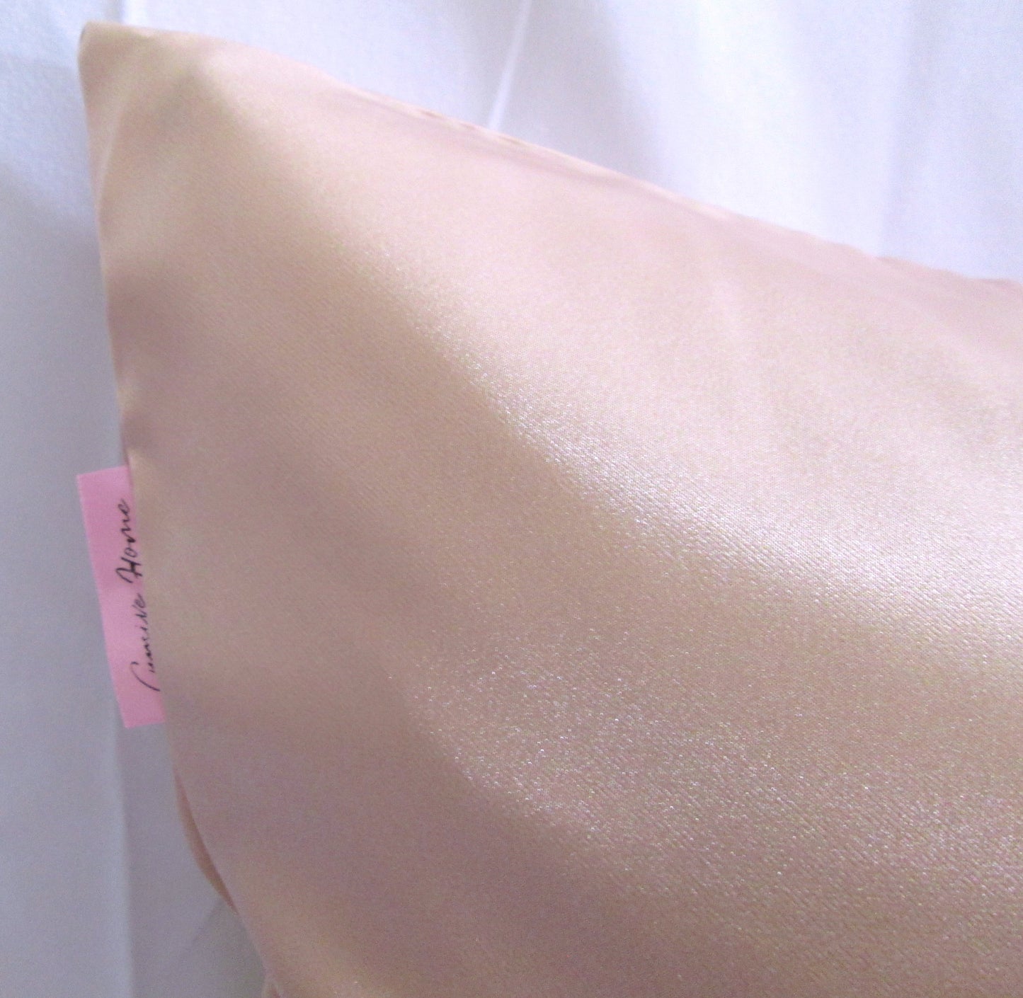 Rose Gold Embroidered 100% Silk Pillowcases