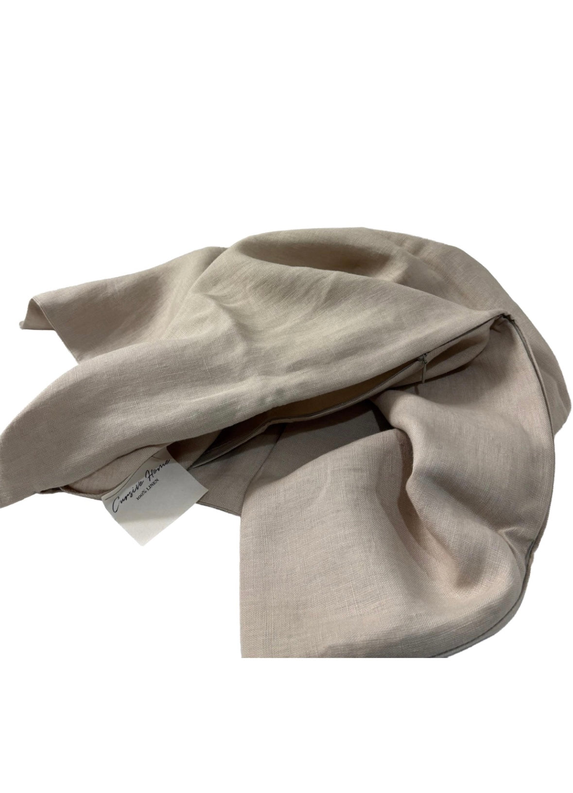 Oatmeal Color Linen Pillowcases (Set OF 2)