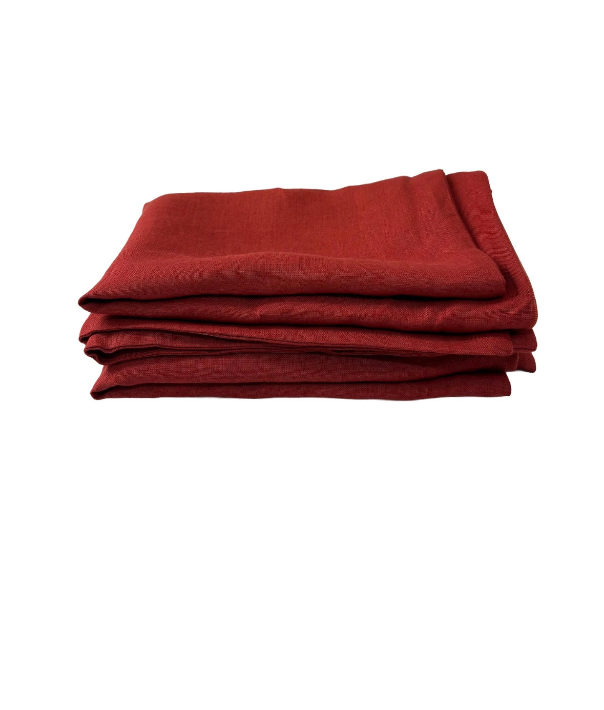 Red Linen Pillowcases (Set Of 2)